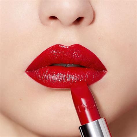 Dior en rouge red makeup